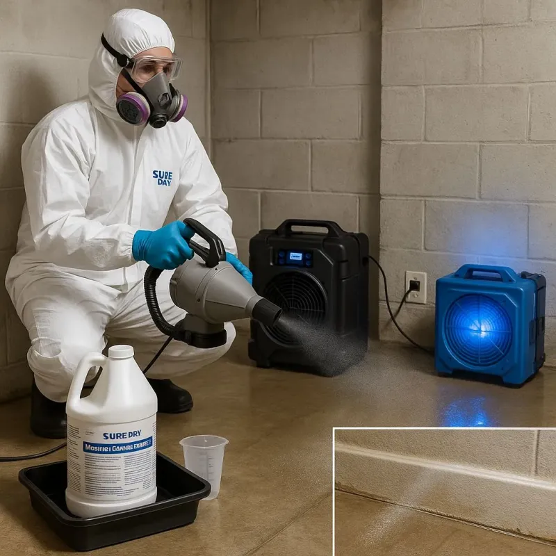 Sanitization and Odor Removal process in Caledonia, WI